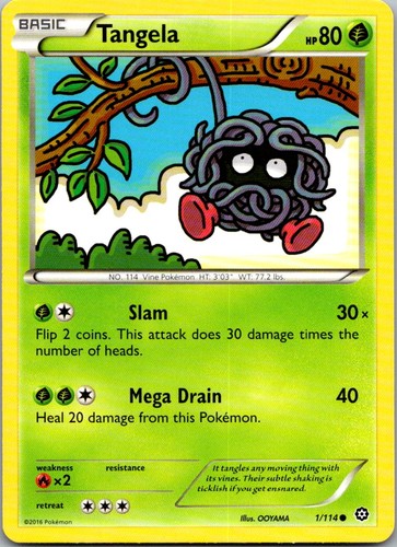 Tangela 114 sts common - tangela, 1/114